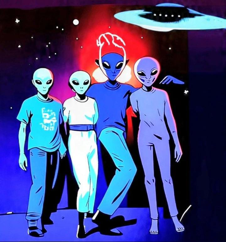 🛸 HOY DOMINGO 8 2 21 hs La Milonga del Ovni les espera en GALLO ROJO - Santa Fe 948 🛸