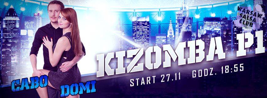 Kizomba w parach od podstaw! Start: 24.05 (środa) godz. 17:35