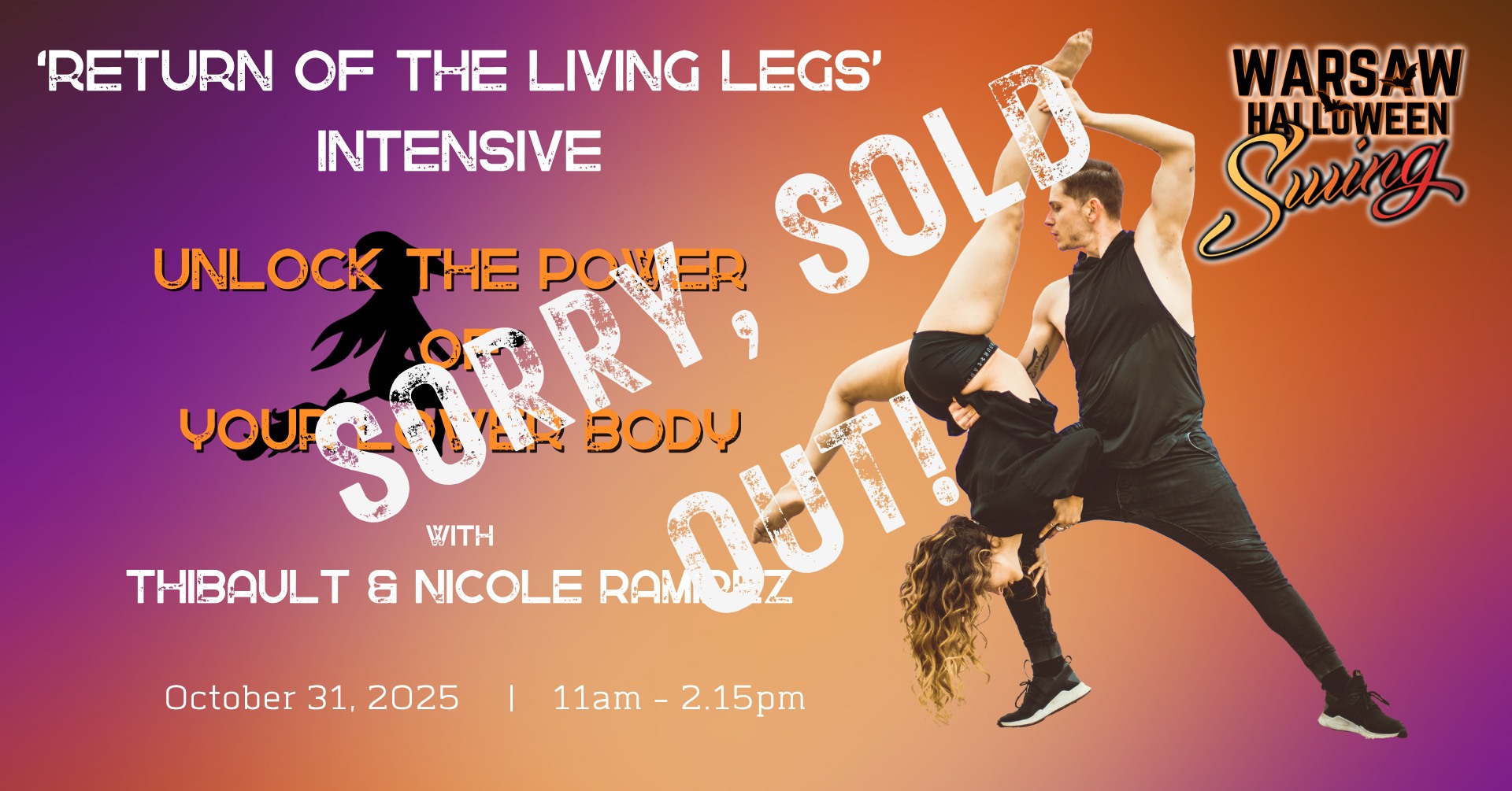 'Unlock the power of your Lower Body' Intensive with Thibault & Nicole