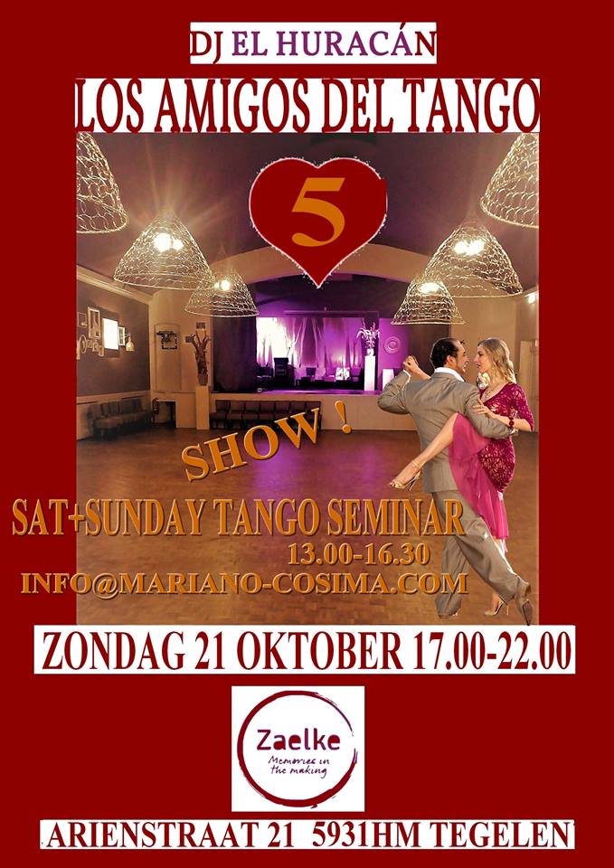 Los Amigos del Tango 5 Years Anniversary!