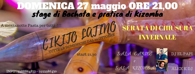 Cikito Latino - Serata di Chiusura Invernale