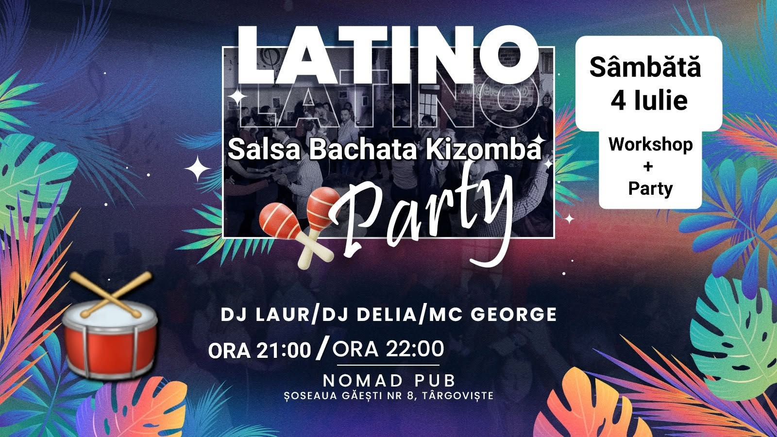 Social Latino Târgoviște Party & Workshop