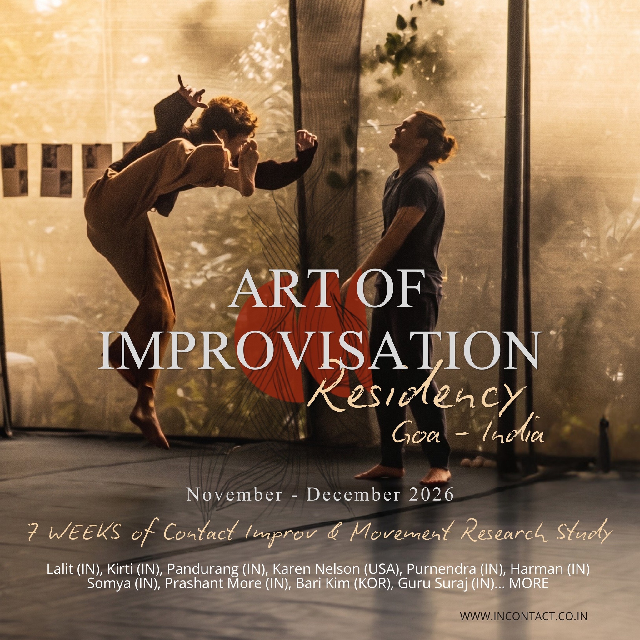 Art Of Improvisation (11th Edition - Goa, India) CI and Movement Residency 2026