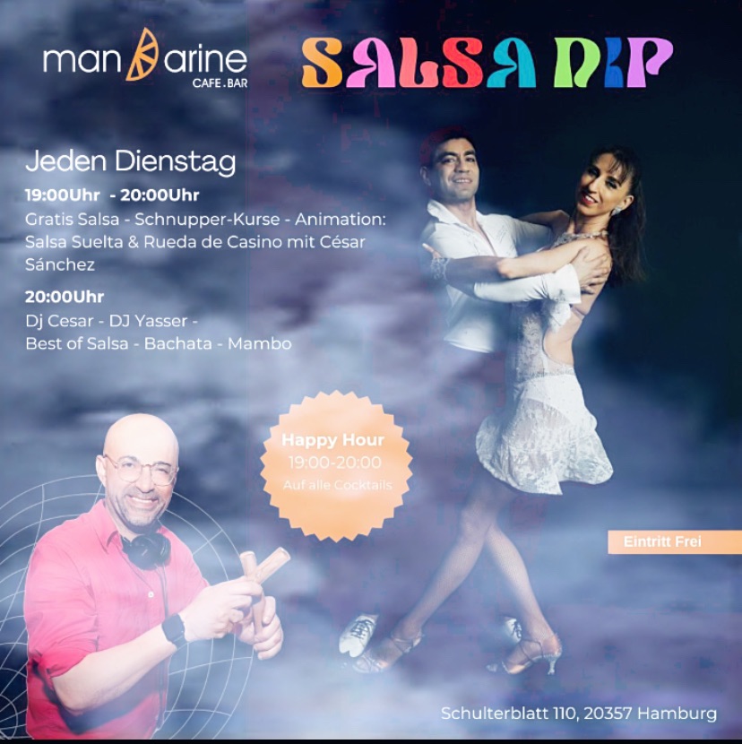 SALSA DIP in Mandarine 🍊 Café-Bar