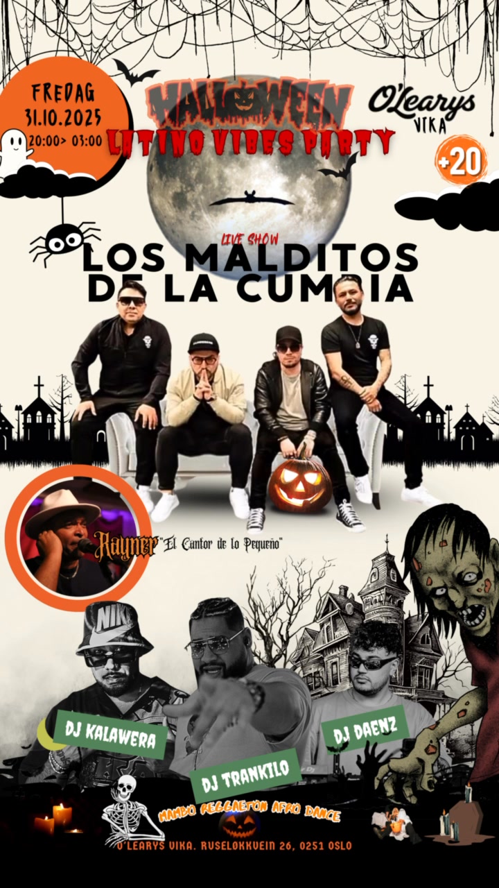 Halloween 🎃 Latino Vibes (Festival Party) OSLO