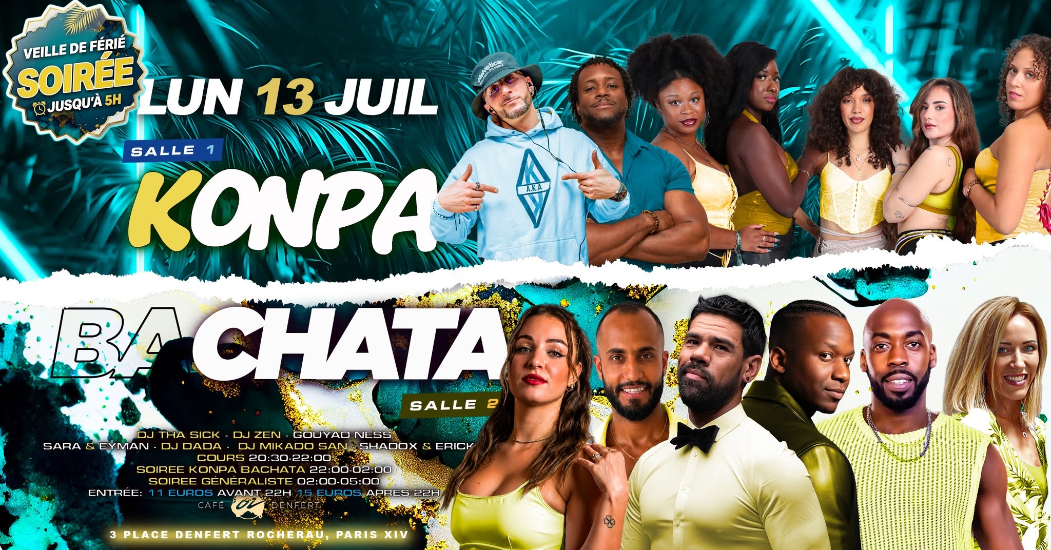 KonpaChata (Konpa & Bachata) Paris