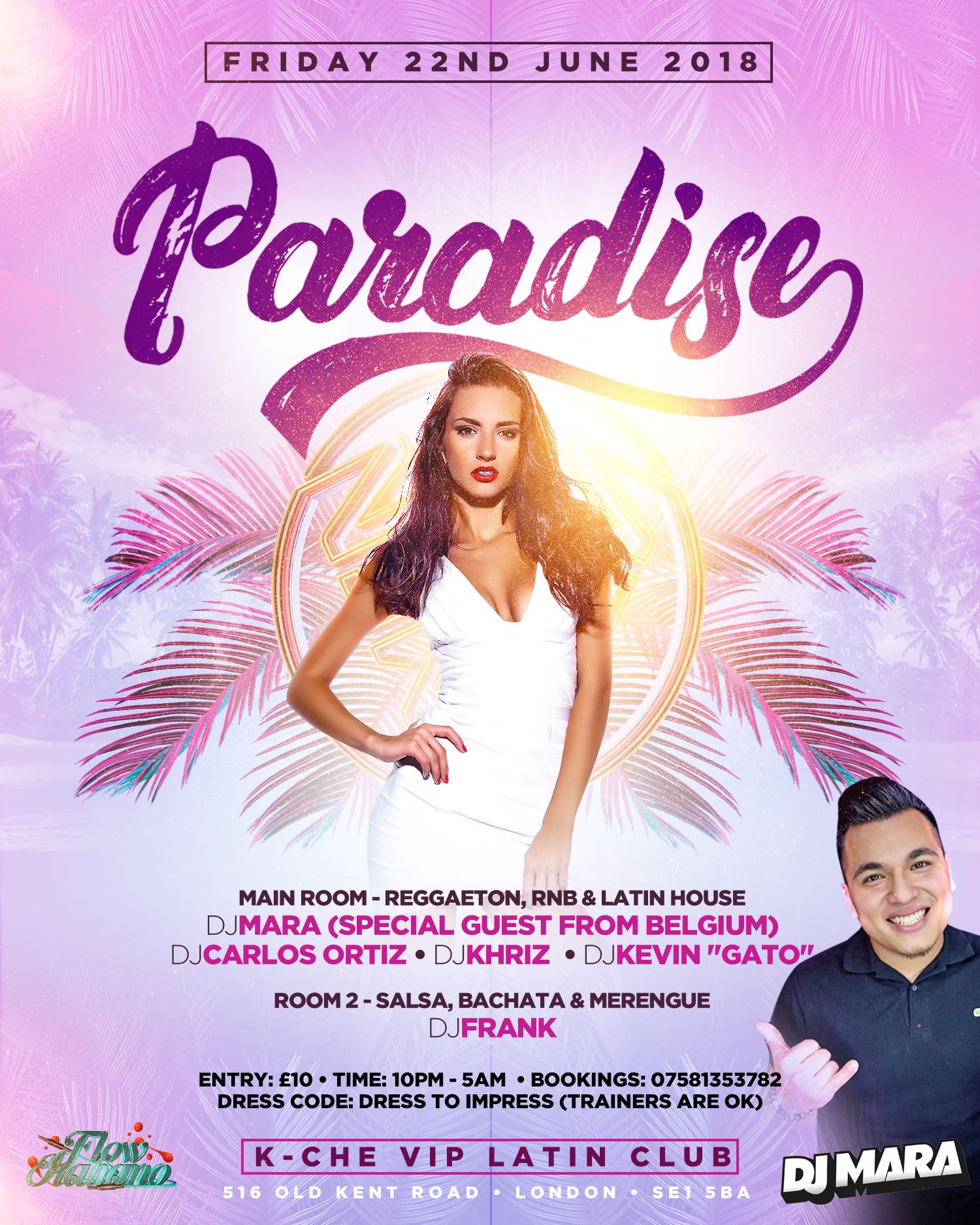 Paradise - K-Che VIP Latin Club (Special Guest DJ Mara)