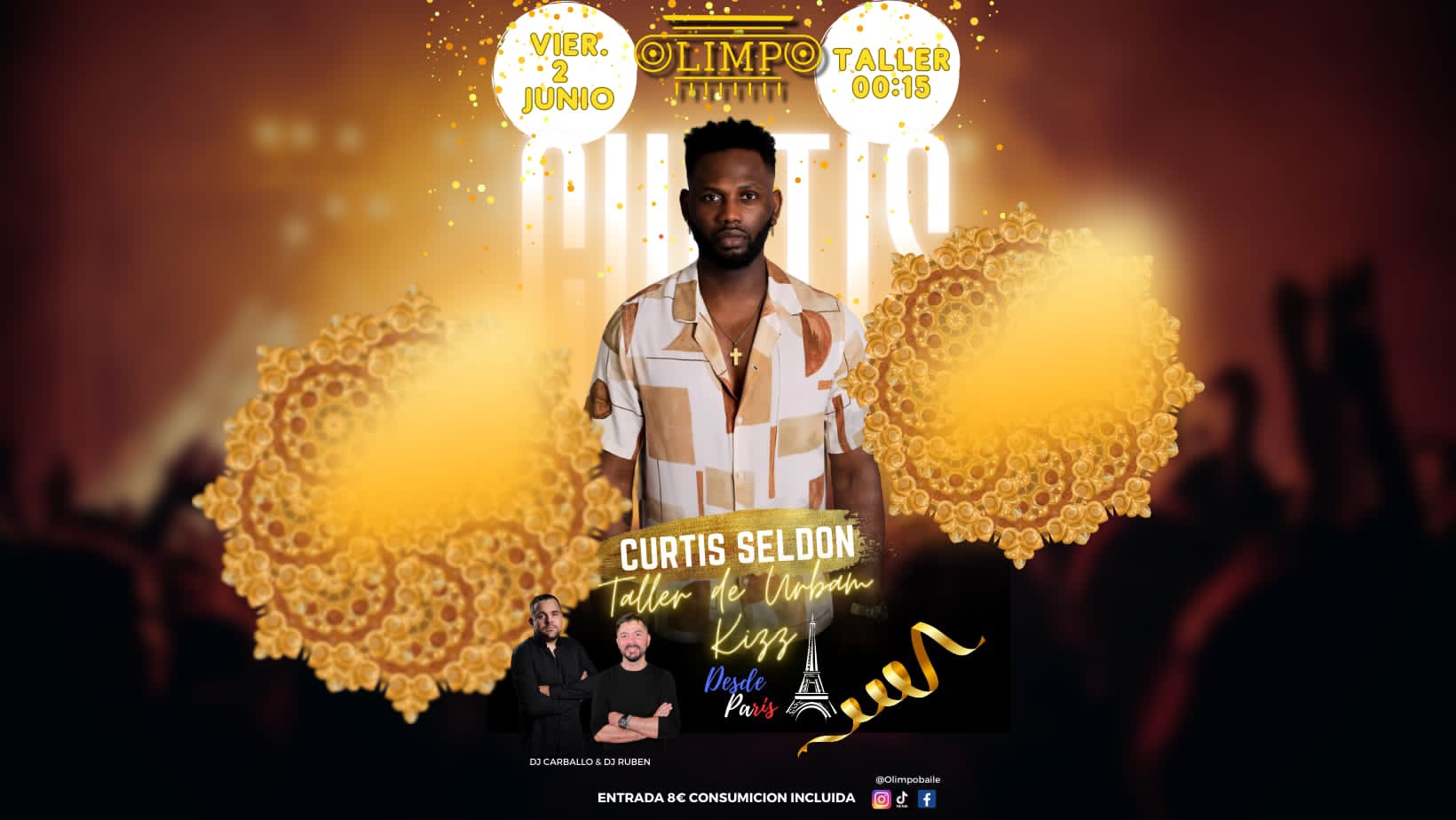 Curtís Seldon en Olimpo! Desde Paris! 🇫🇷