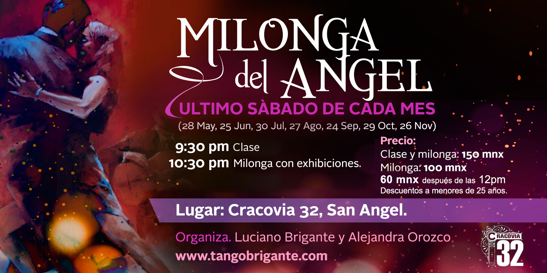 Milonga del Angel 26 de nov, última del año