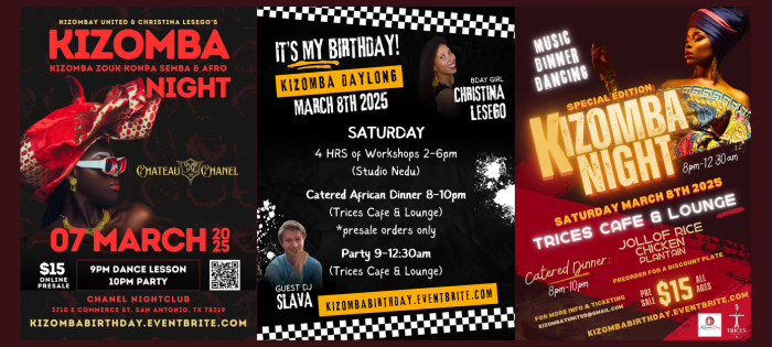 Kizomba Birthday Weekend: Workshops, Dinner & Parties!