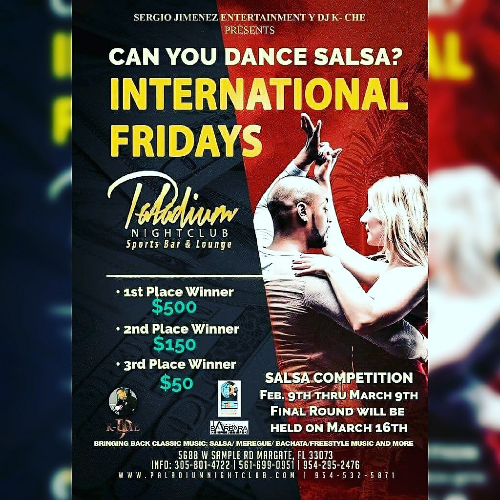 International Fridays FINAL week of Salsa Contest