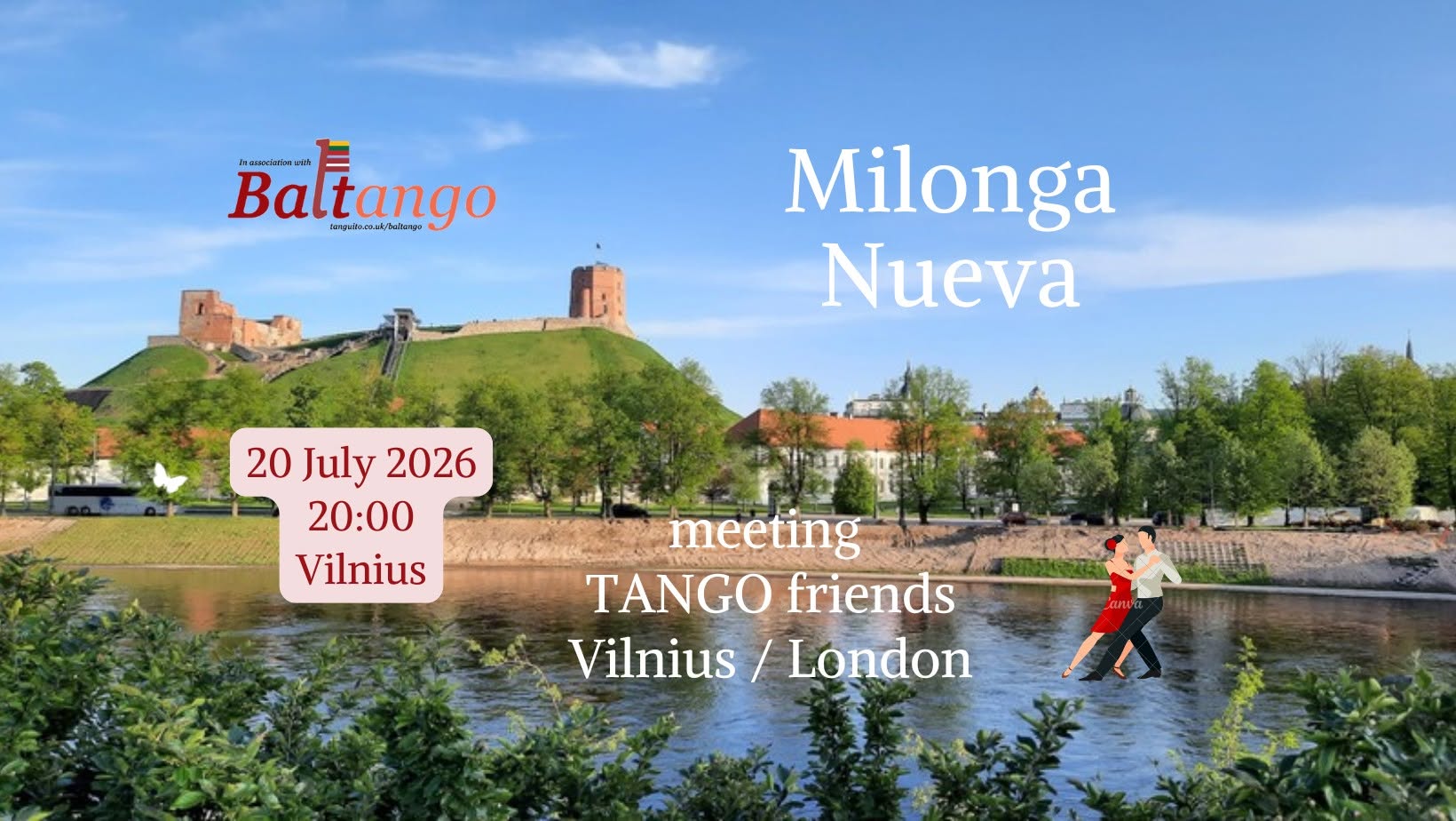 Milonga Nueva Tango friends Vilnius London