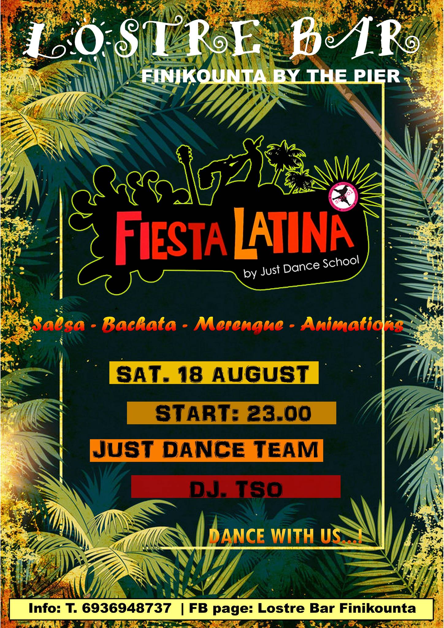 Fiesta Latina Latin Party Lostre Bar Finikounta
