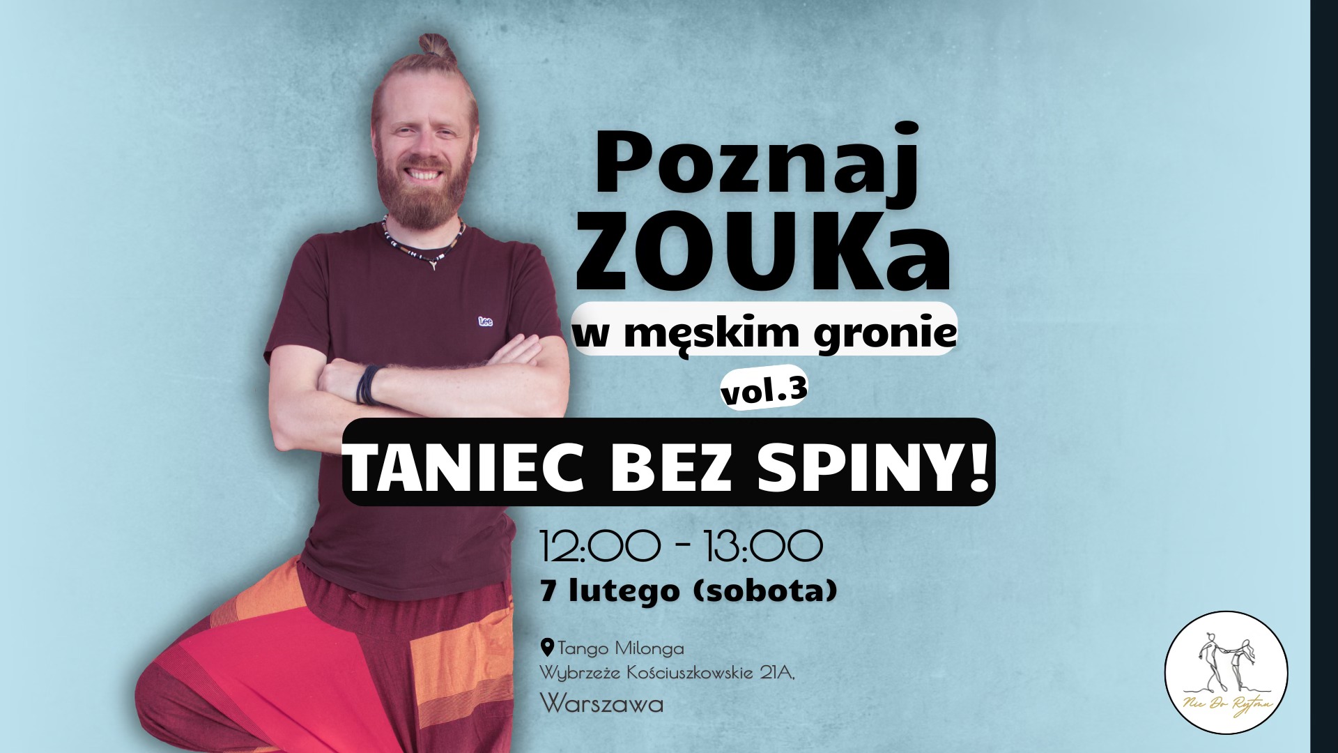 Poznaj ZOUKa w męskim gronie! vol.3 - warsztaty solo dla chłopaków!
