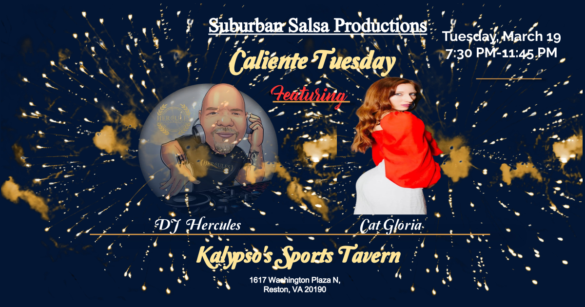 Caliente Tuesdays In Reston w Guest Instructor Cat Gloria!