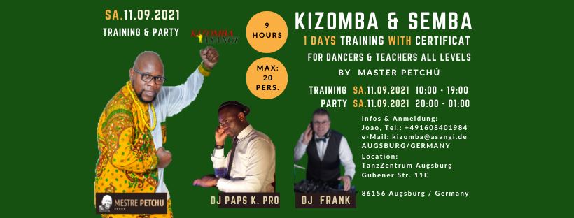 Kizomba & Semba Training for All Level by Master Petchú