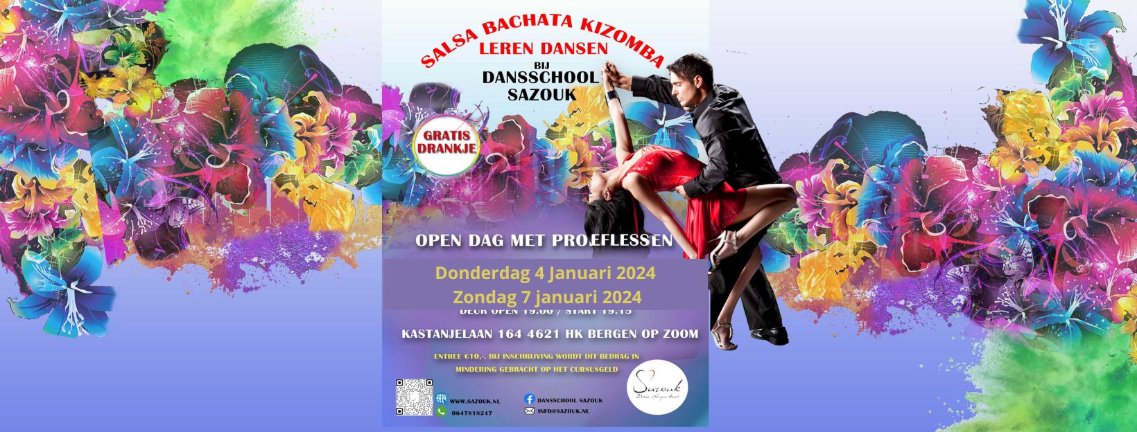 Opendag met proeflessen bij Dansschool Sazouk in Bergen op Zoom