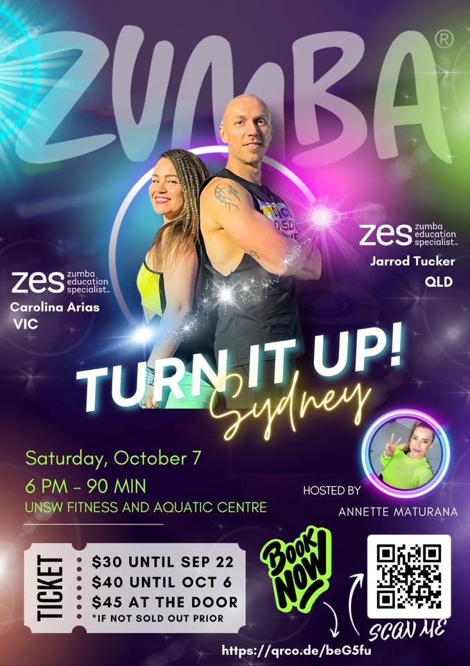 TURN IT UP SYDNEY MC with Carolina & Jarrod