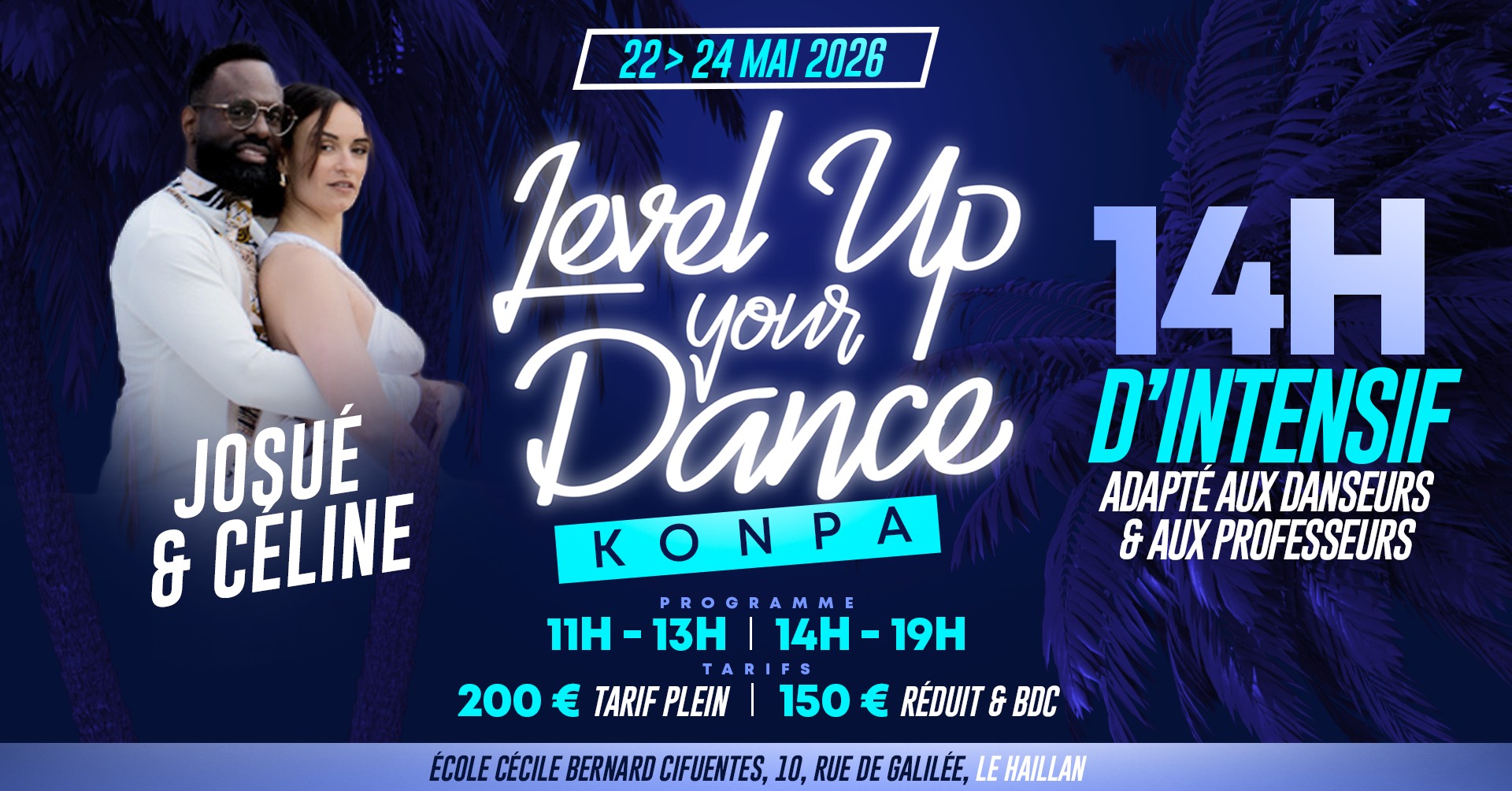 LEVEL UP YOUR DANCE KONPA AVEC JOSUÉ & CÉLINE