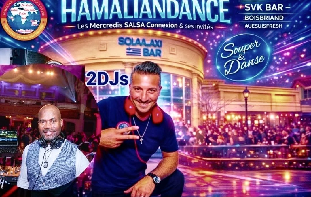 Les Mercredis SALSA CONNEXION AVEC HamalianDance Souvlaki bar boisbriand