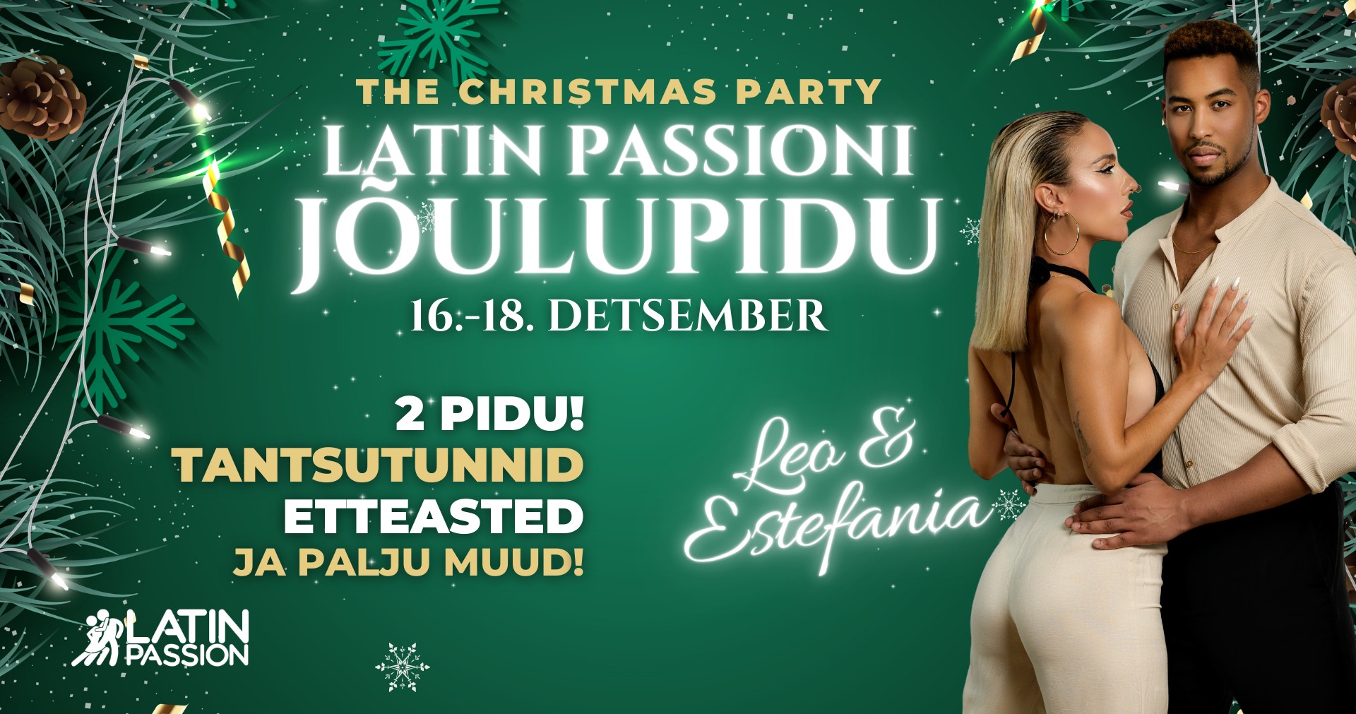 Latin Passion Christmas Party with LEO & ESTEFANIA!