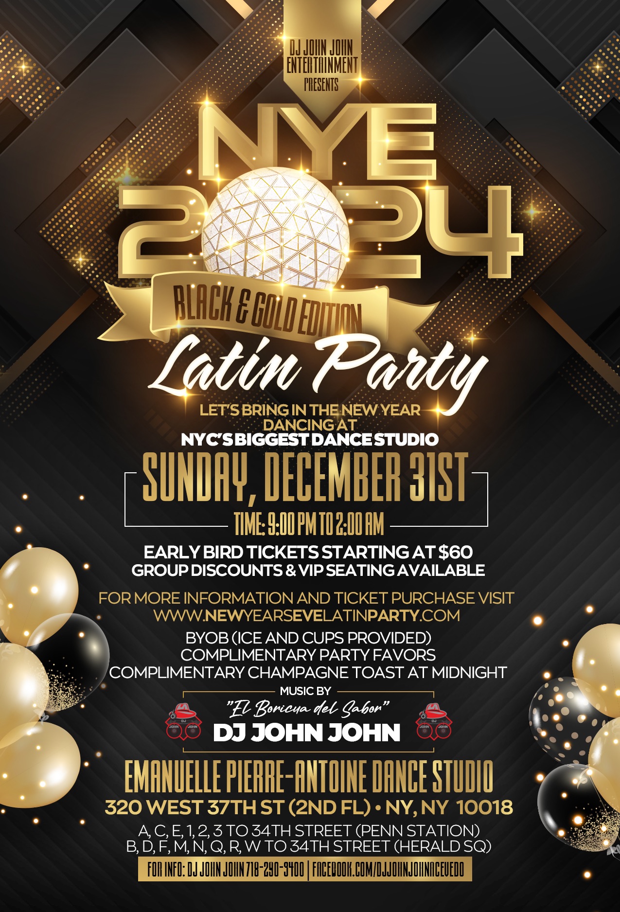 New Year’s Eve Latin Party 2024