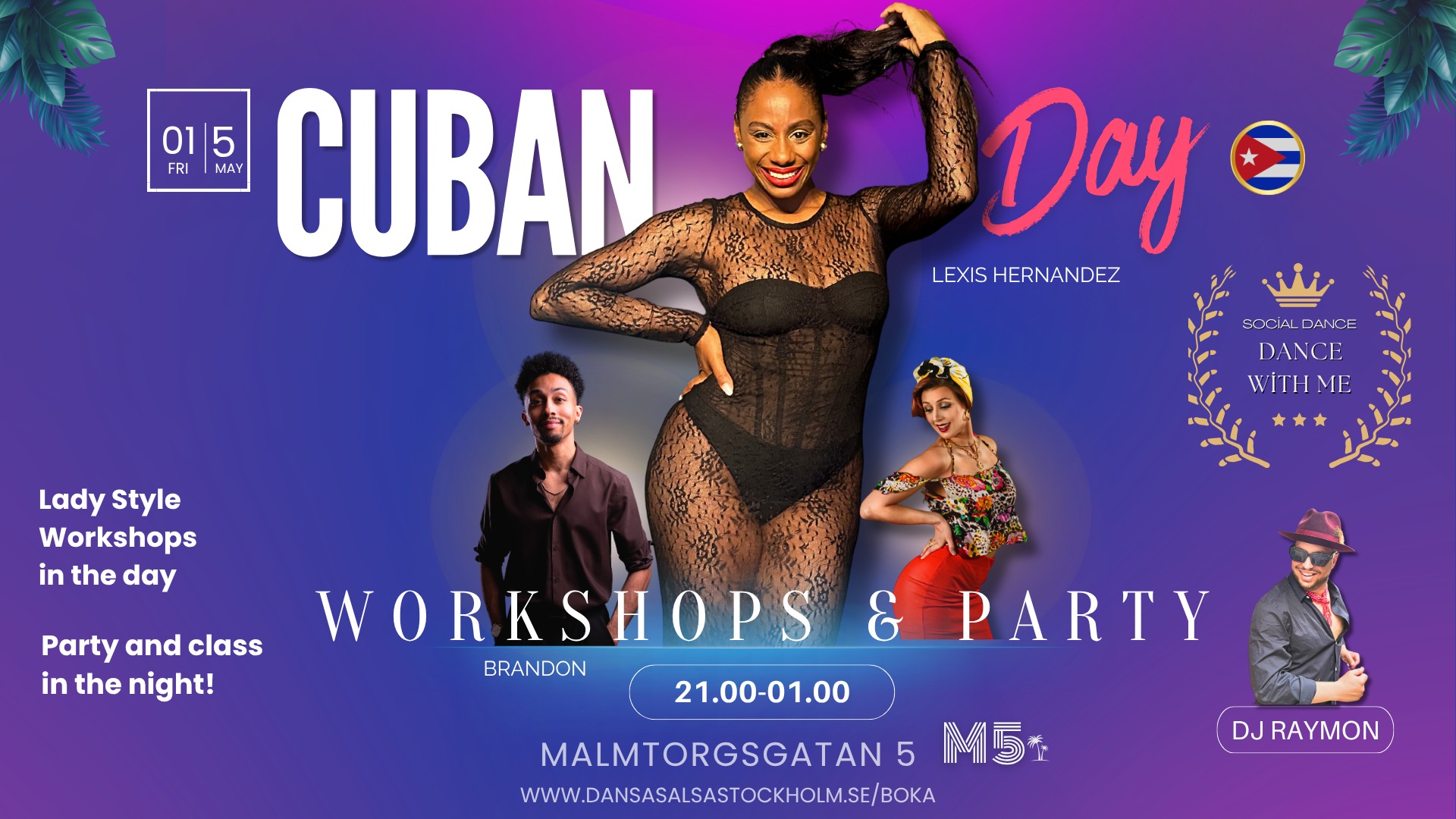 CUBAN LADIES DAY + SALSA CUBANA PARTY SPECIAL GUESTS - LEXIS HERNANDEZ - TIMBA COLLECTIVE