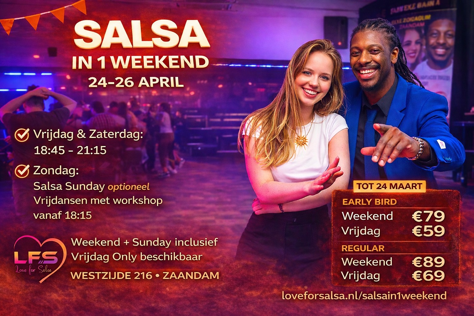 Salsa in 1 Weekend 24 26 April Beginners Bootcamp Zaandam