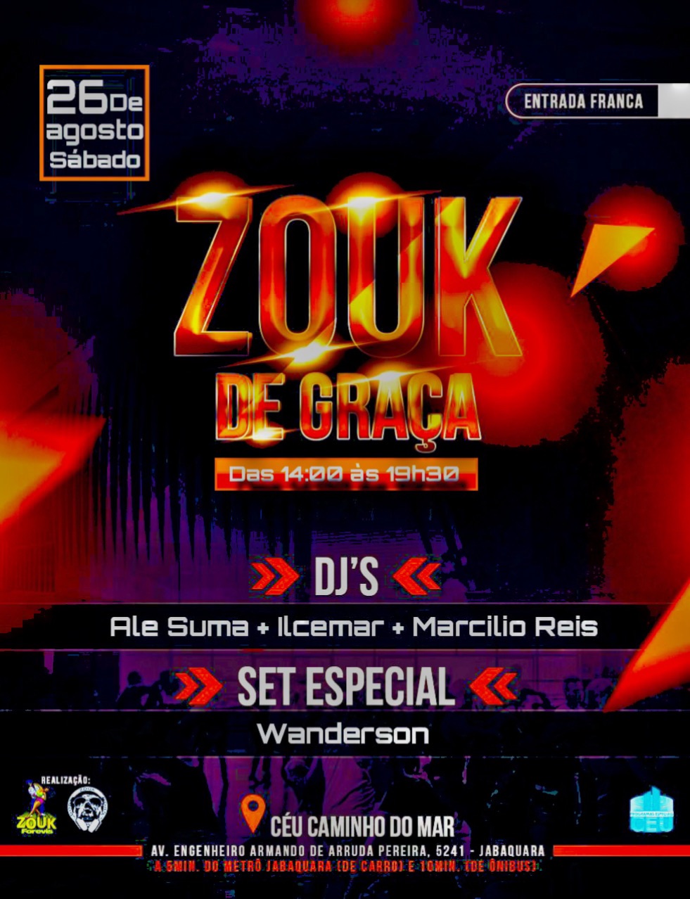 ZOUK DE GRAÇA CEU CAMINHO DO MAR