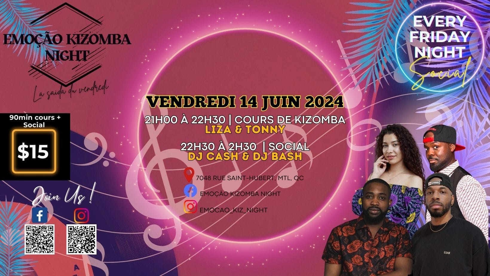 Emoção Kizomba Night, Your Friday Saida!