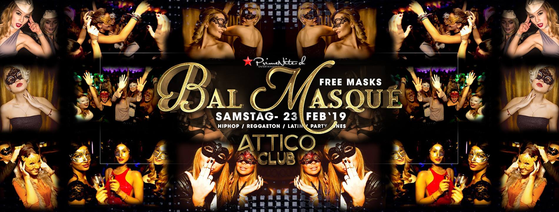 Bal Masqué @Attico Club SA-23.Feb'19
