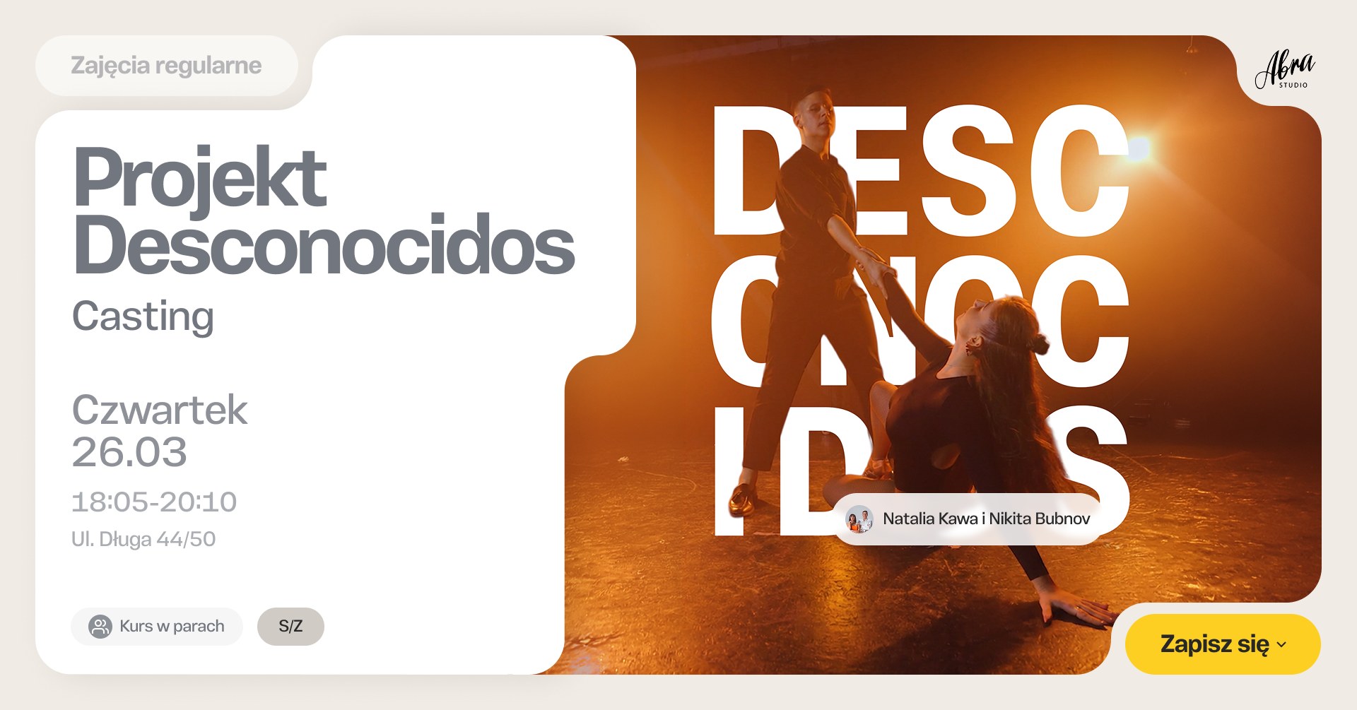 Projekt Desconocidos by Natalia & Nikita - CASTING