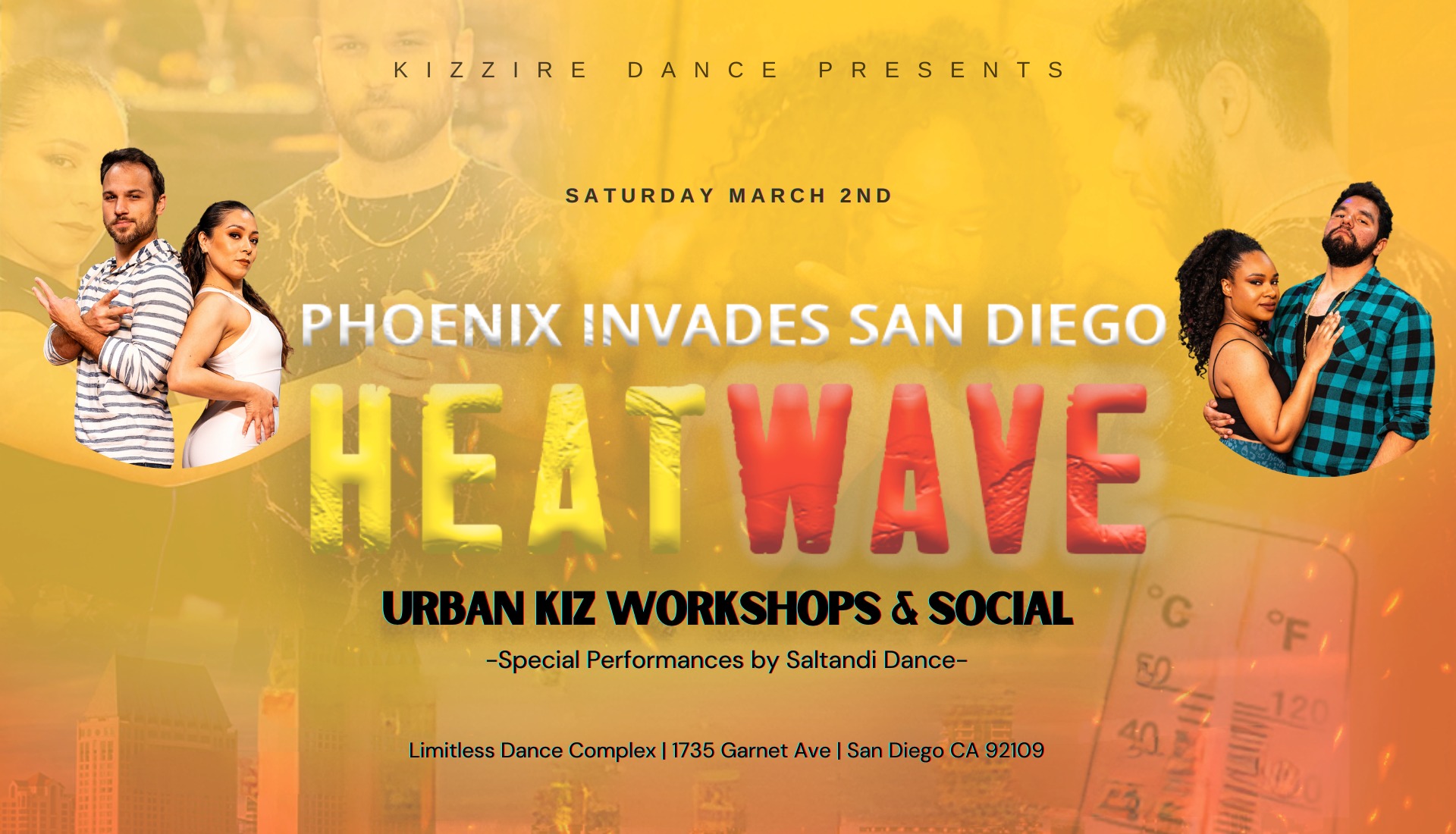 ❤️🔥HEATWAVE🌊 Phoenix Kiz Invades San Diego by KIZZIRE Dance