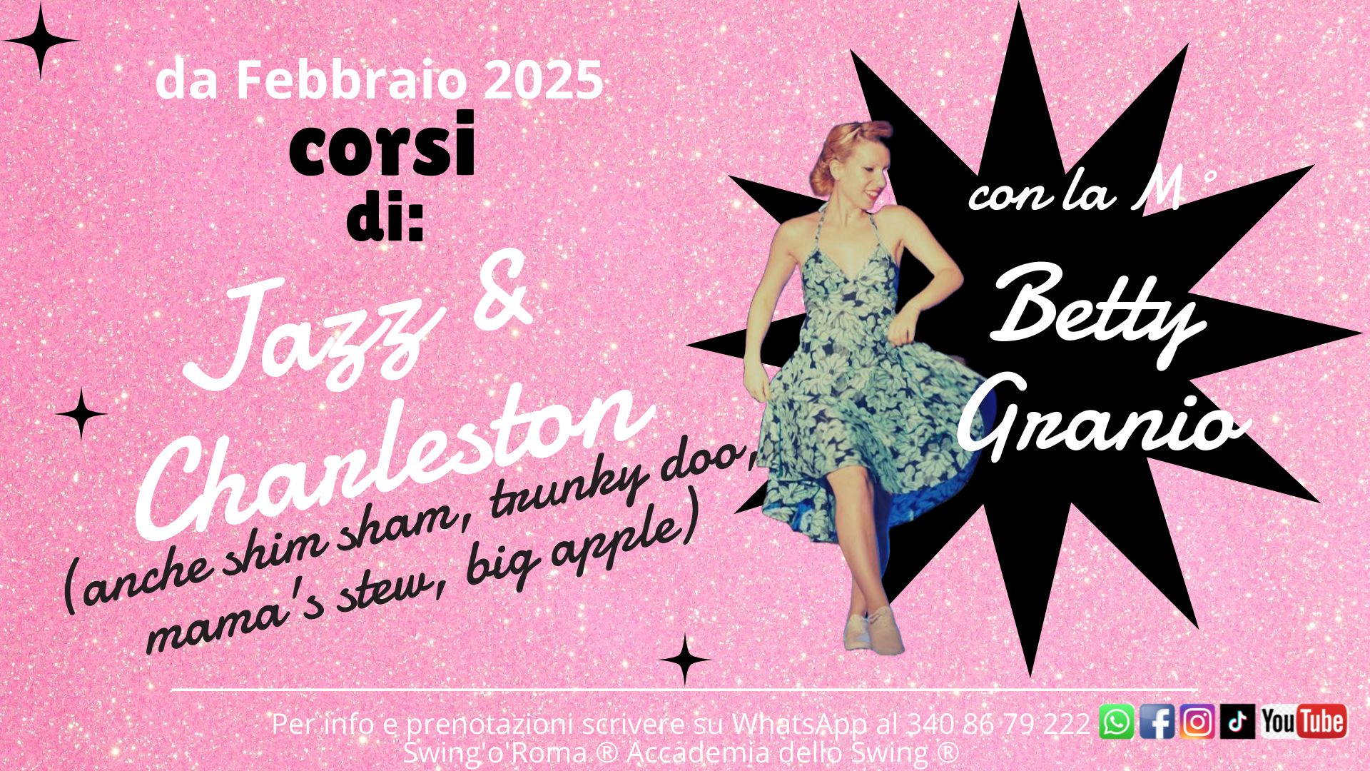corso di Jazz & Charleston - e routines storiche ( trunky doo, big apple, mama's stew, shim sham )