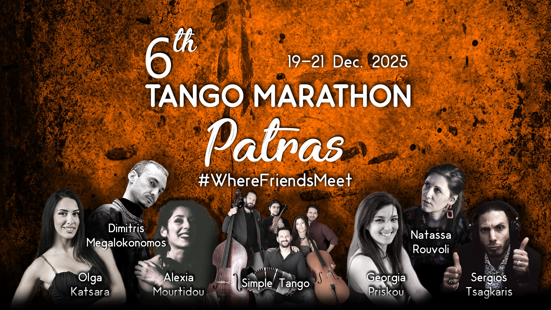 6th Tango Marathon Patras 19-21 December 2025 Greece