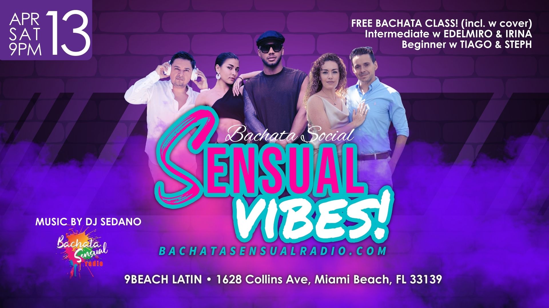 SENSUAL VIBES, Bachata Social!