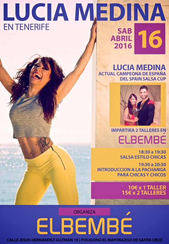 Talleres con la Campeona de España de Salsa