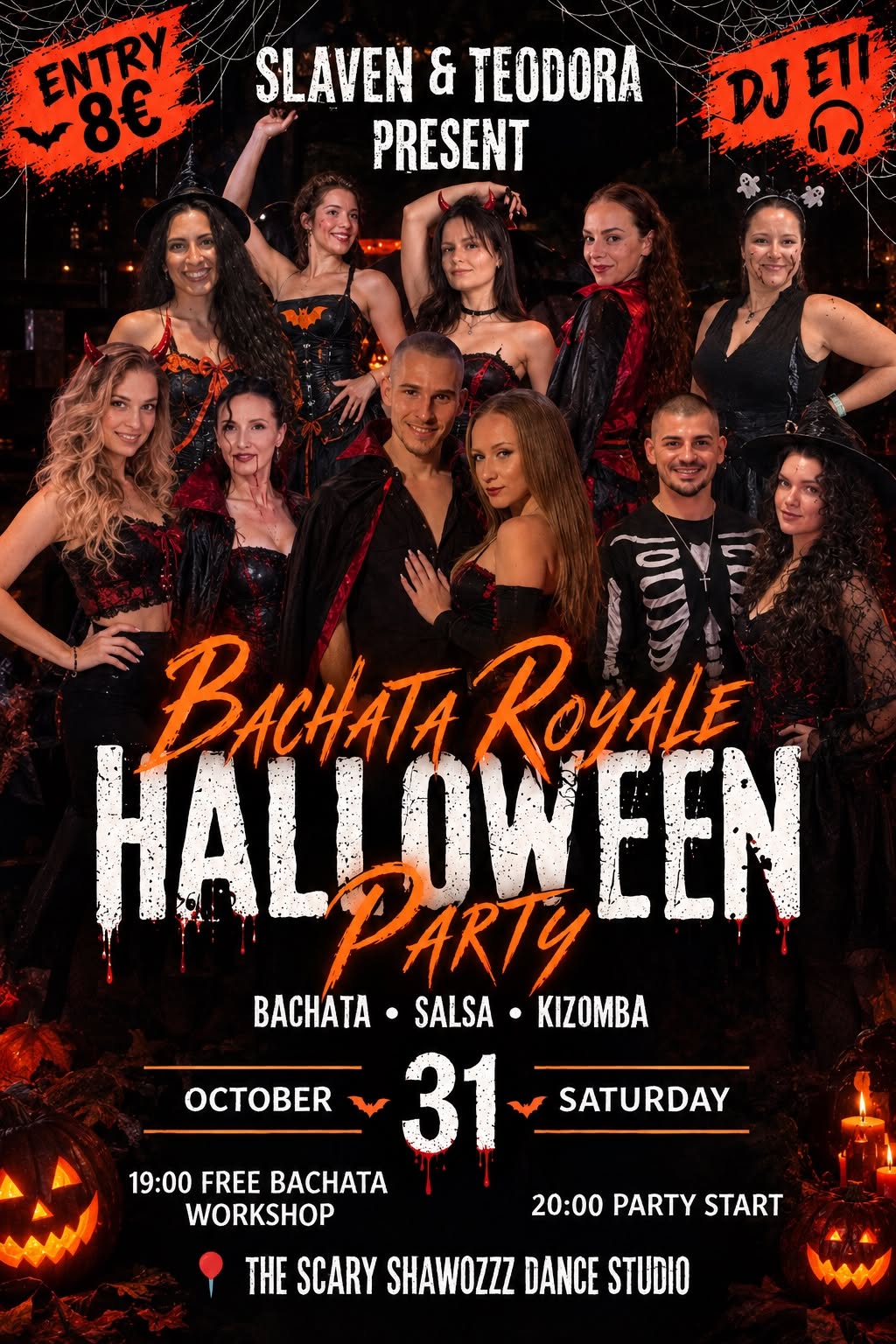 👑🎃 BACHATA ROYALE HALLOWEEN PARTY 🎃👑