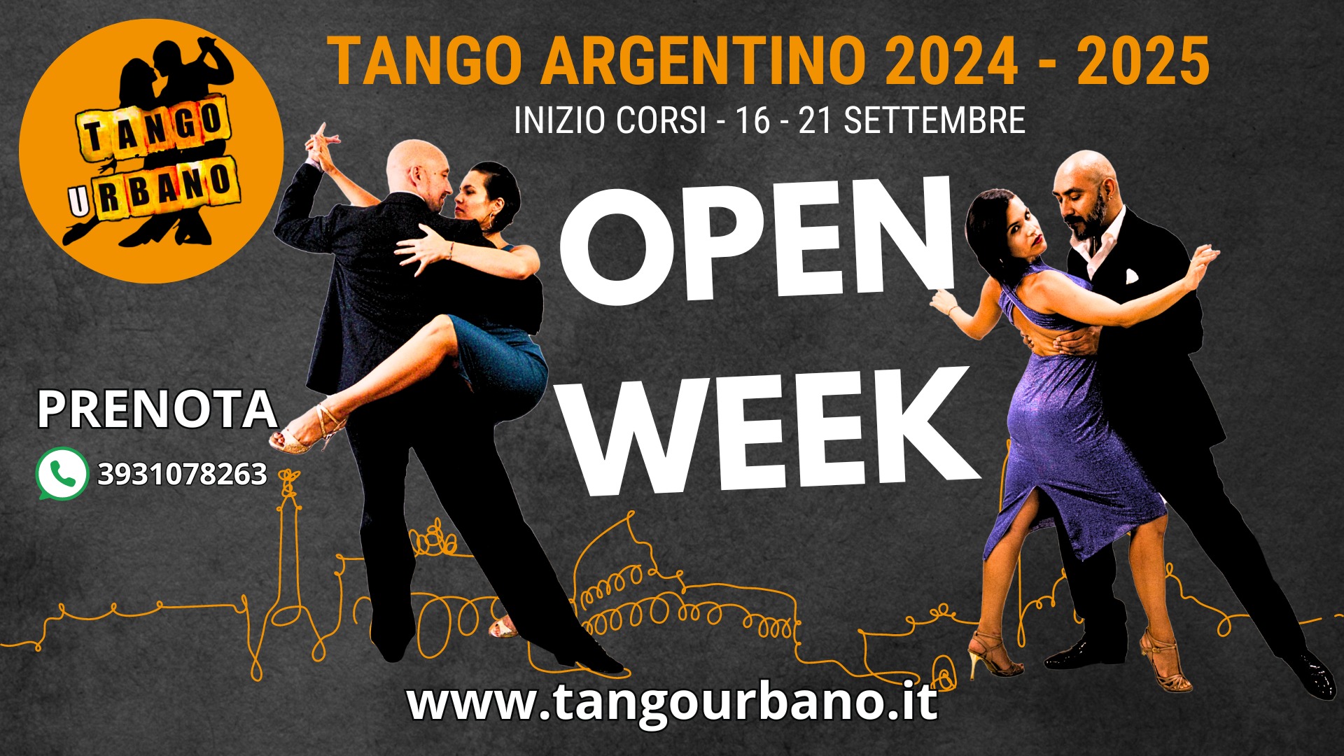 OPEN WEEK - Tango Argentino - Corsi 2024-2025