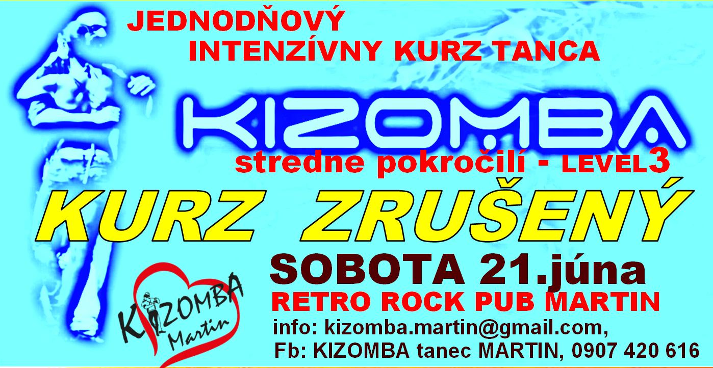 Intenzívny kurz KIZOMBA - Level3 - stredne pokročilí