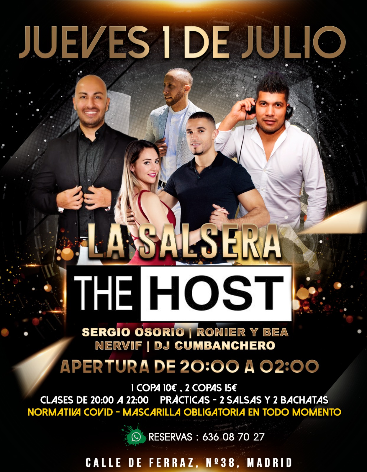 THE HOST JUEVES 1 DE JULIO - LA SALSERA