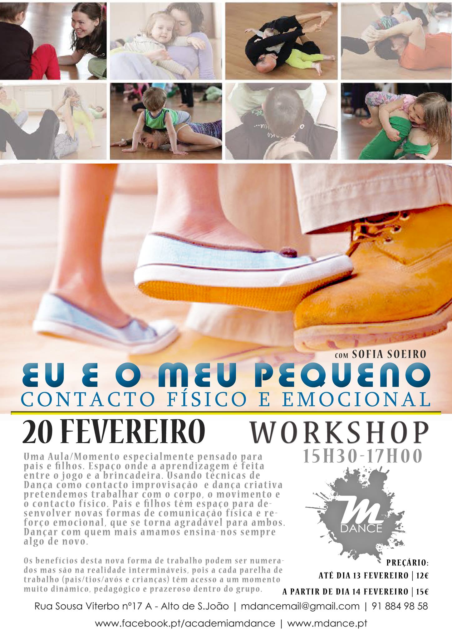 Workshop ! Eu e o Meu Pequeno - Contacto Físico e Emocional