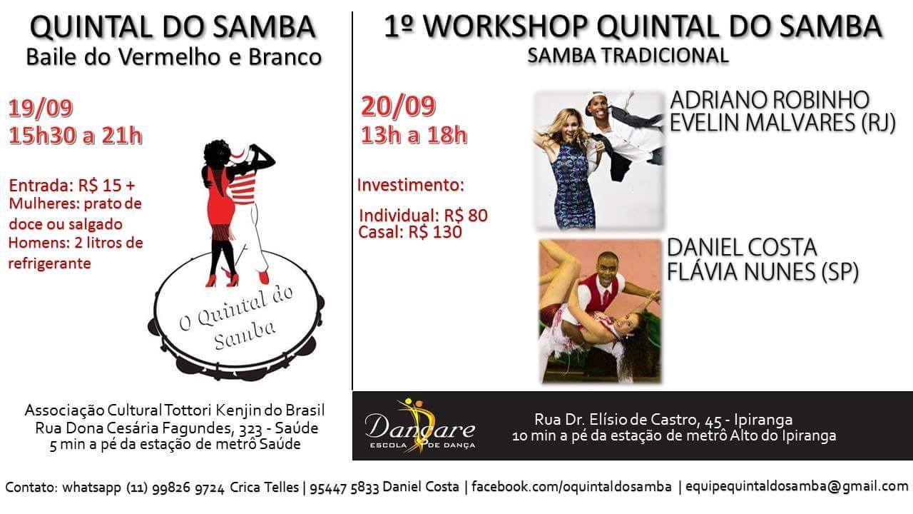 1º WORKSHOP DO QUINTAL DO SAMBA