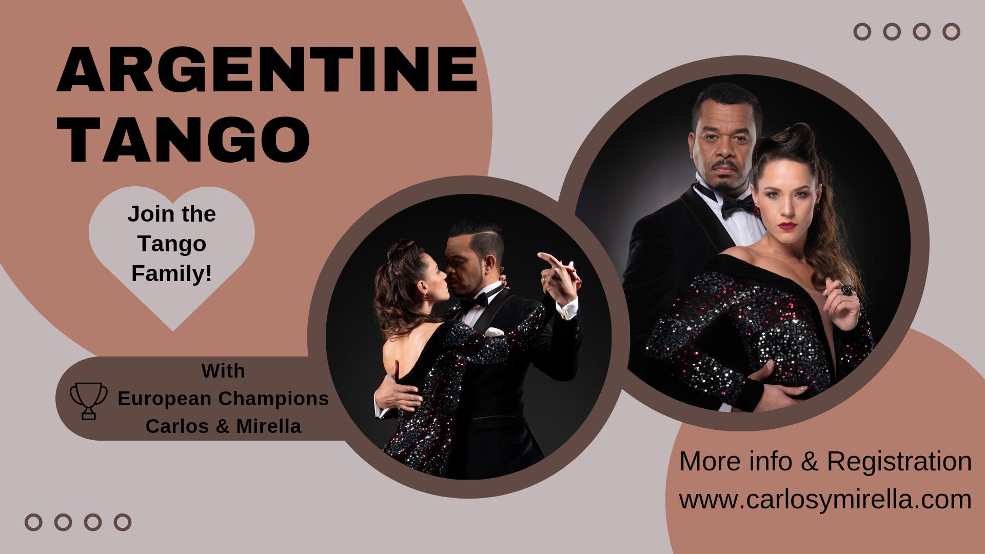 Tango Classes with Carlos & Mirella