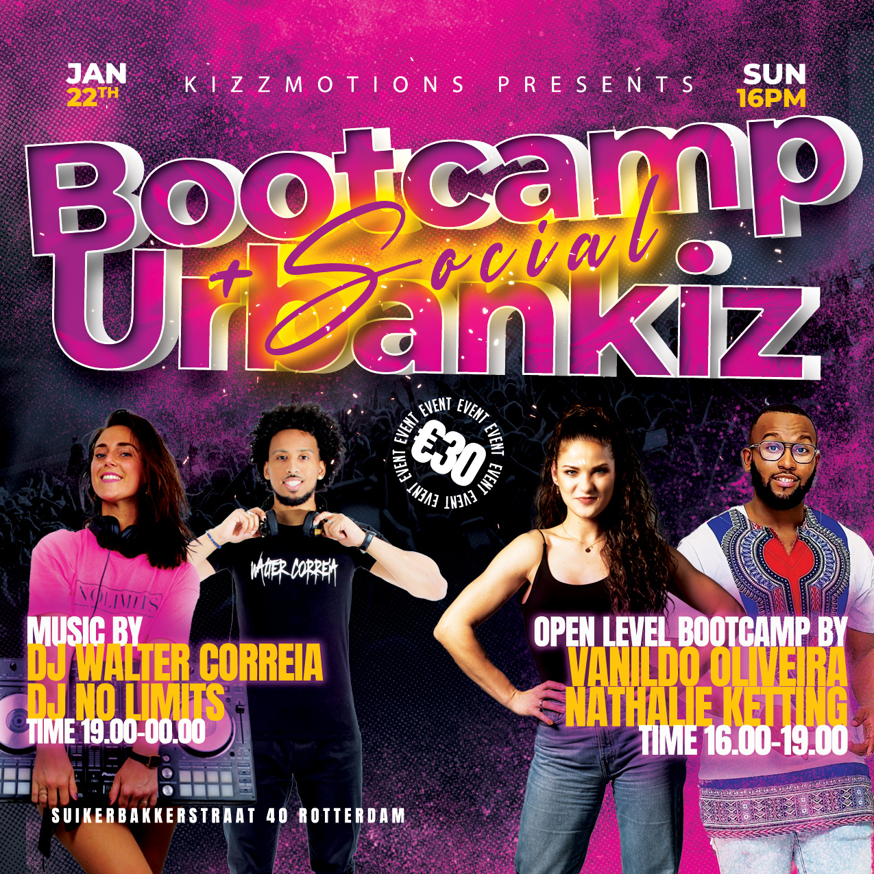 Bootcamp Urbankiz+Social 22 Jan