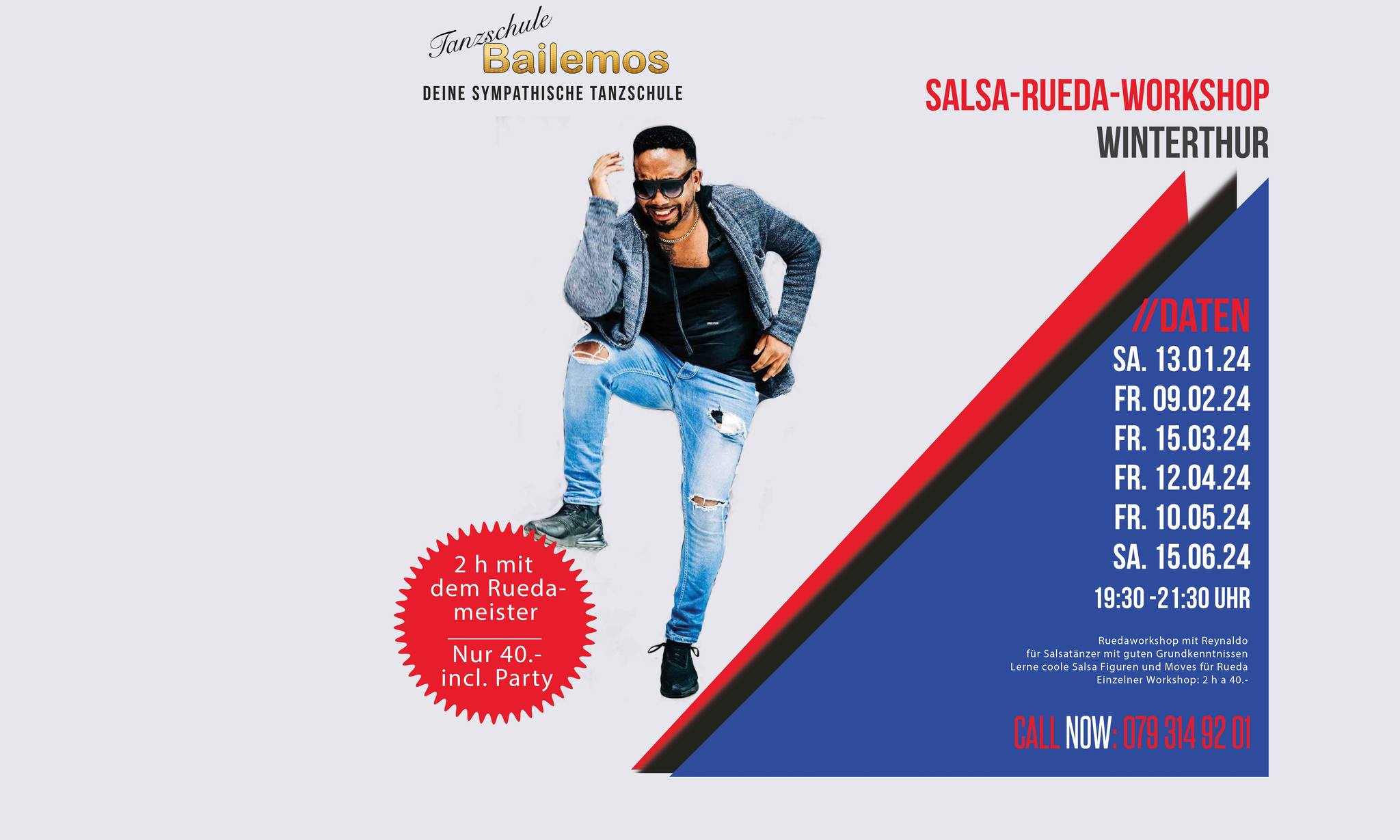 Rueda Workshops mit Reynaldo dem Ruedameister