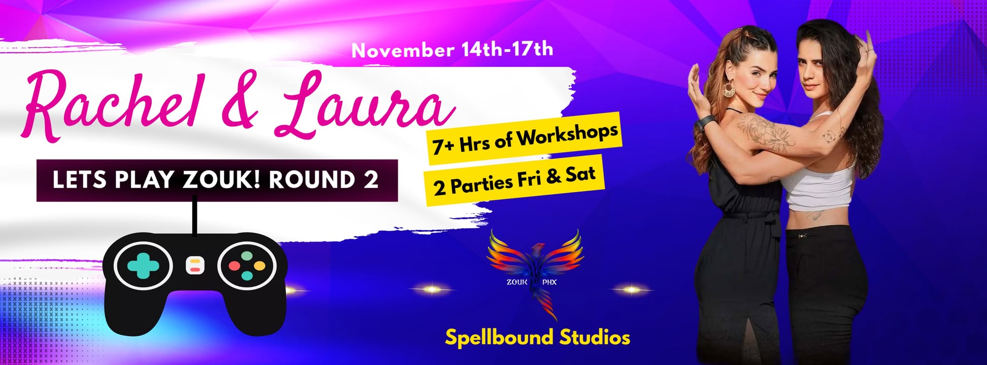 Lets Play Zouk! Rachel & Laura PHX Weekend - Round 2