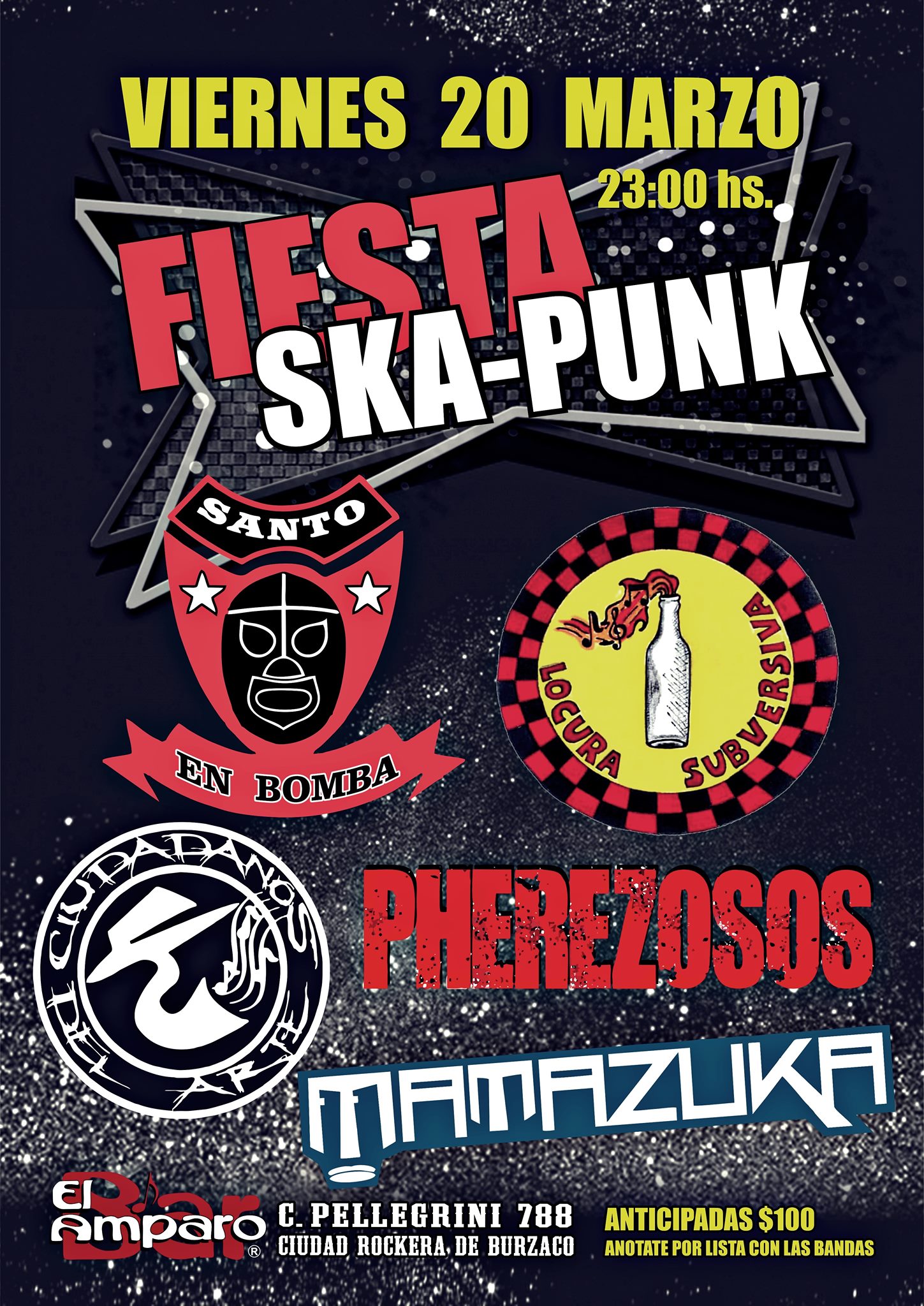 A Reprogramar - Fiesta Ska-Punk 20 03 en El Amparo Bar