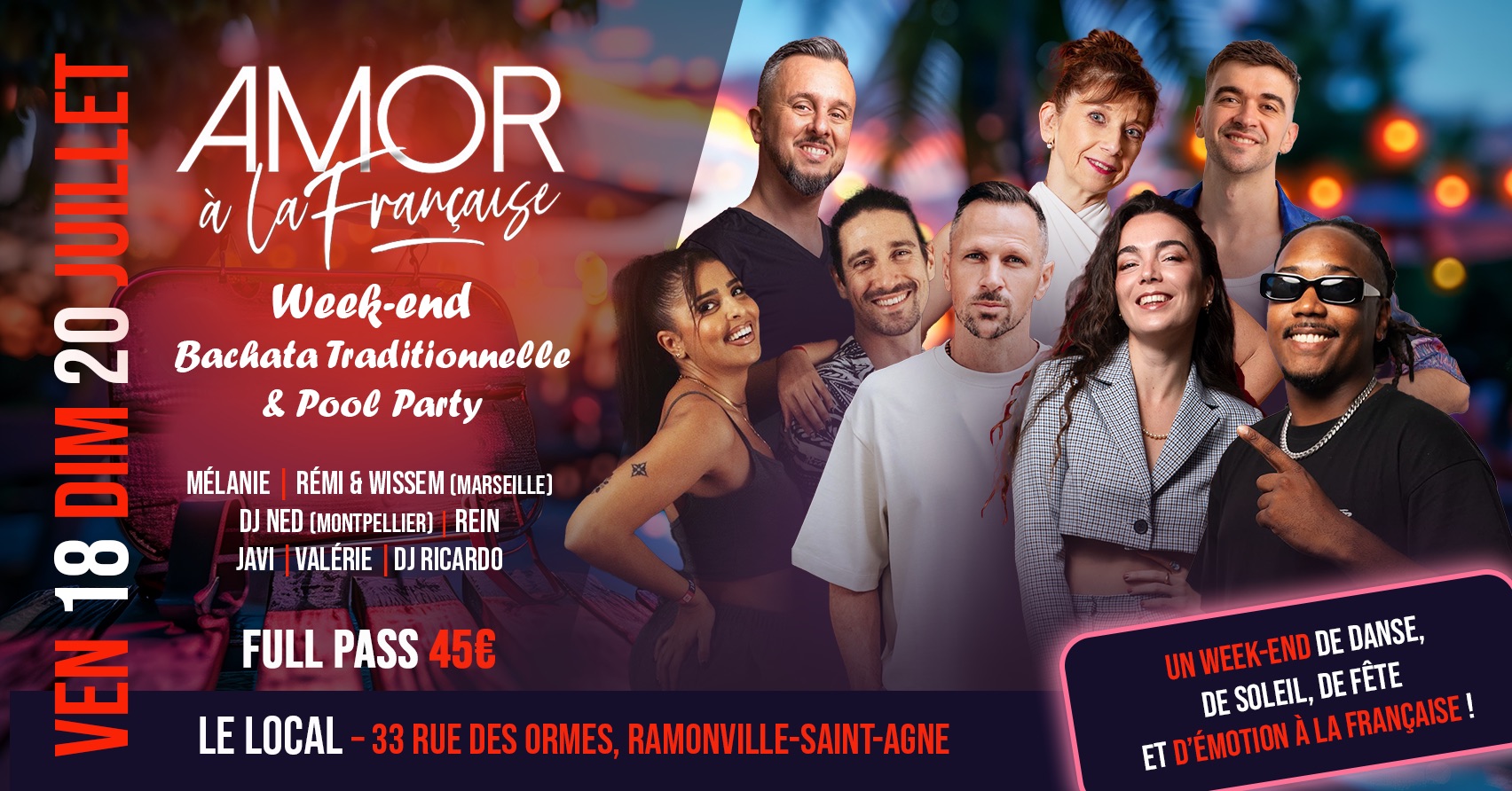 Amor à la Française Pool Party & Social Intensif