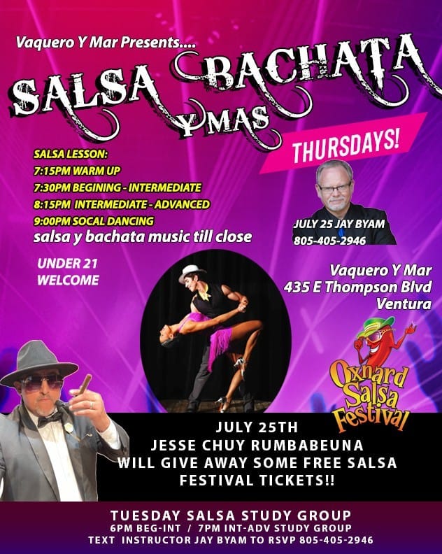 THURSDAY SALSA y BACHATA - DJ JAY ALL NIGHT